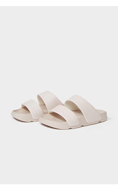 Kadın Düz Taban Çift Bantlı Eva Terlik