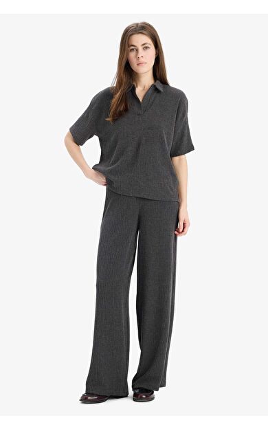 DeFacto Wide Leg Geniş Paça Bürümcük Pantolon E3232AX25SPAR148