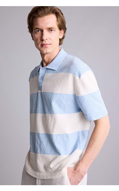 DeFacto Kısa Kollu Oversıze Polo Tişört