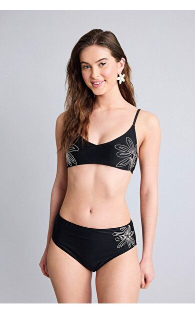 DeFacto Regular Fıt Nakışlı Bikini Alt