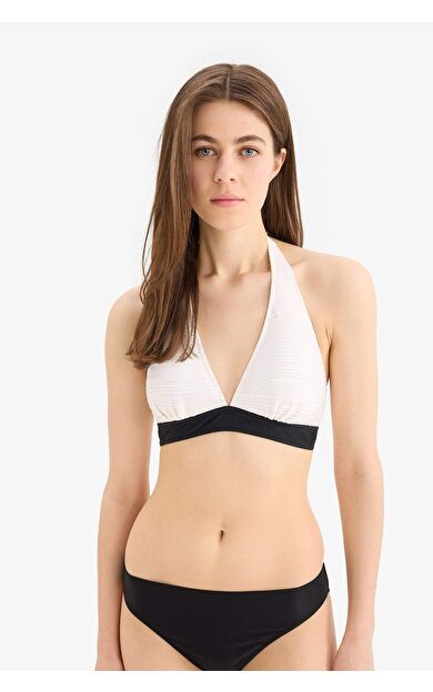 Regular Fit Bikini Üstü-Fall in Love E3287AX25SMBK81