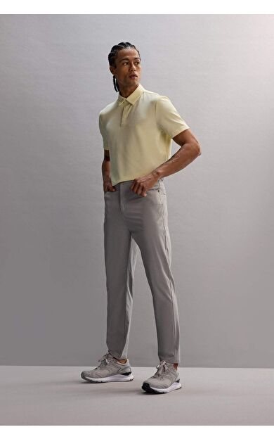 DeFacto DeFactoFit Slim Fit Dar Kesim Standart Paça Dokuma Sporcu Pantolon E3333AX25AUGR456