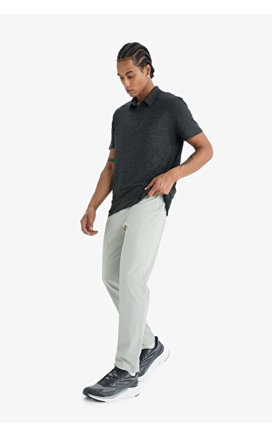 DeFacto DeFactoFit Slim Fit Dar Kesim Standart Paça Dokuma Sporcu Pantolon E3333AX25SPGR321