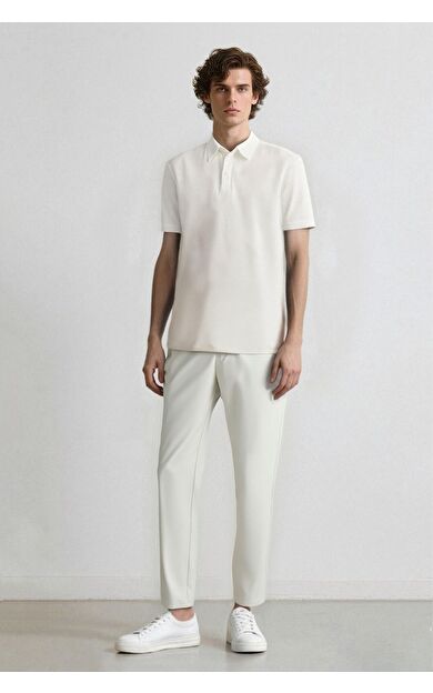 DeFacto DeFactoFit Slim Fit Dar Kesim Standart Paça Esnek Multifonksiyonel Dokuma Sporcu Pantolon E3333AX25SPGR493