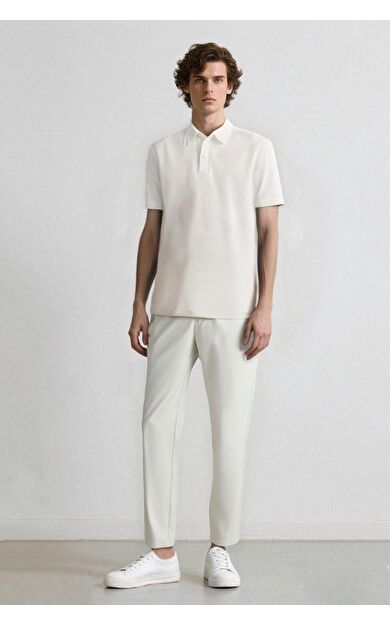 DeFactoFit Slim Fit Dar Kesim Standart Paça Esnek Multifonksiyonel Dokuma Sporcu Pantolon E3333AX25SPGR493