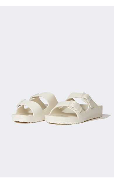 Kadın Düz Taban Çift Bantlı Eva Terlik