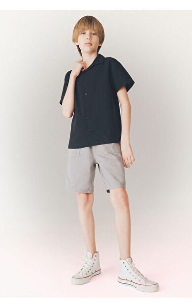 DeFacto Erkek Çocuk Regular Fit Gabardin Şort E3359A825HSGR265