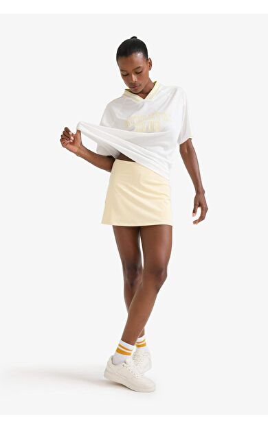 DeFacto DeFactoFit Standart Fit İçi Taytlı Mini Etek E3360AX25SMYL239