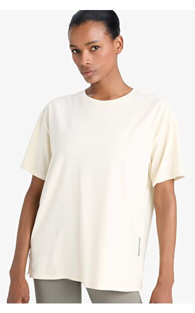 DeFacto DeFactoFit Comfort Fit Bisiklet Yaka Sporcu Kısa Kollu Tişört E3494AX25SMBG700