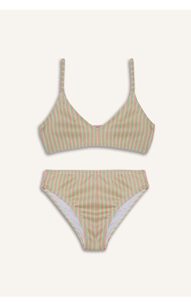 DeFacto Kız Çocuk Çizgili Bikini Takımı E3535A825HSPN179