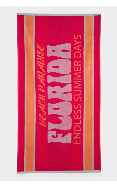 DeFacto Kadın Desenli Pamuklu Plaj Havlusu