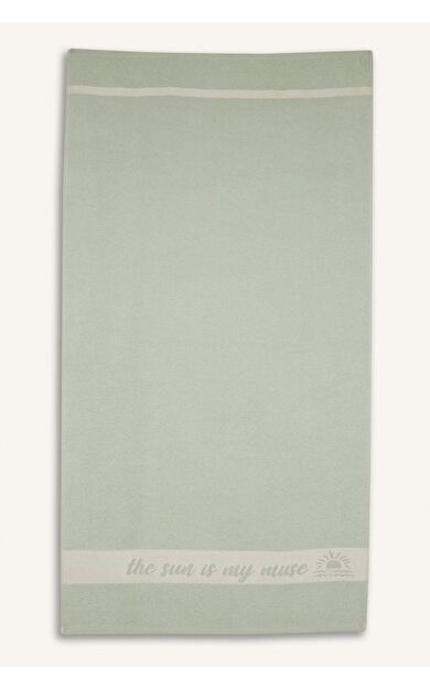 DeFacto Kadın Desenli Pamuklu Plaj Havlusu