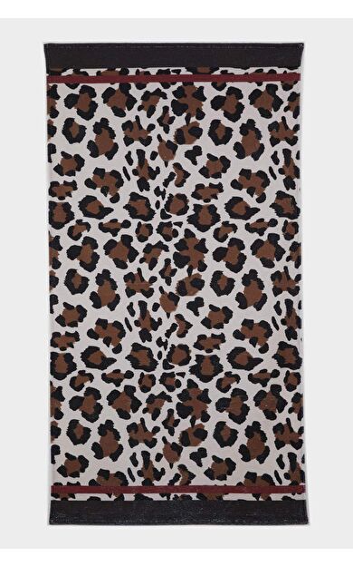 Kadın Desenli Pamuklu Plaj Havlusu