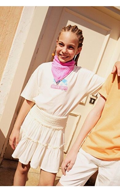 Kız Çocuk Viskon Etek E3835A825SMWT16