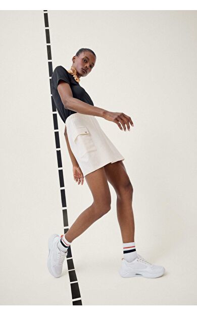 DeFactoFit NBA Chicago Bulls Standart Fit İçi Taytlı Etek