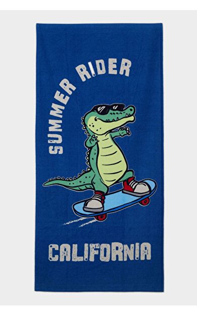 Erkek Çocuk Baskılı Plaj Havlusu