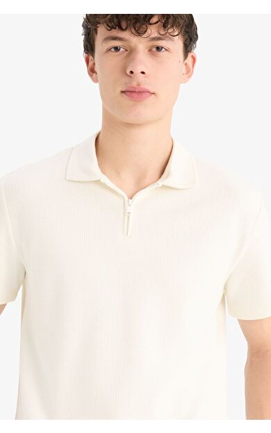 DeFacto Regular Fit Polo Yaka Kısa Kollu Polo Tişört E4027AX25SPER223