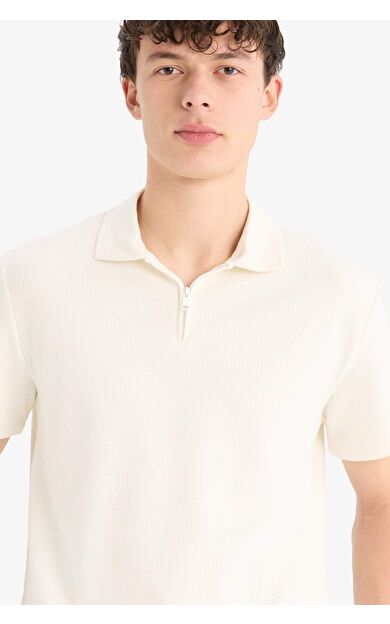 DeFacto Regular Fit Polo Yaka Kısa Kollu Polo Tişört E4027AX25SPER223