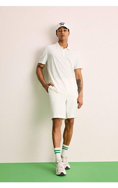 DeFacto DeFactoFit Standart Fit Sporcu Kısa Paça Dokuma Şort E4136AX25SMWT34