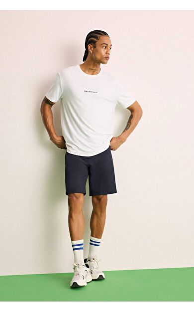 DeFactoFit Standart Fit Sporcu Dokuma Şort E4138AX25SMNV82