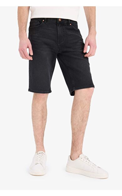 DeFacto Slim Fit Dar Kesim Jean Bermuda E4292AX25SMNM40