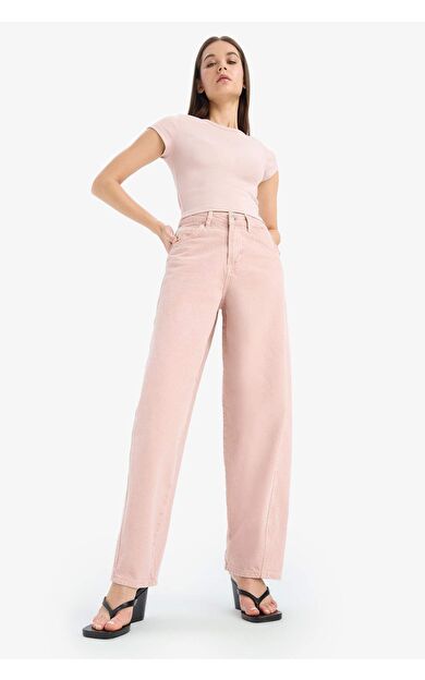 Coool Baggy Fit Yıkamalı Normal Bel Gabardin Pantolon E4307AX25SPPN81