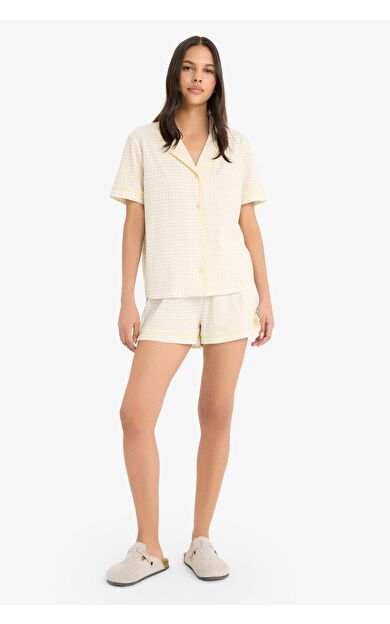 Regular Fit Kısa Kollu 2'li Takım -Fall in Love E4327AX25SMER98