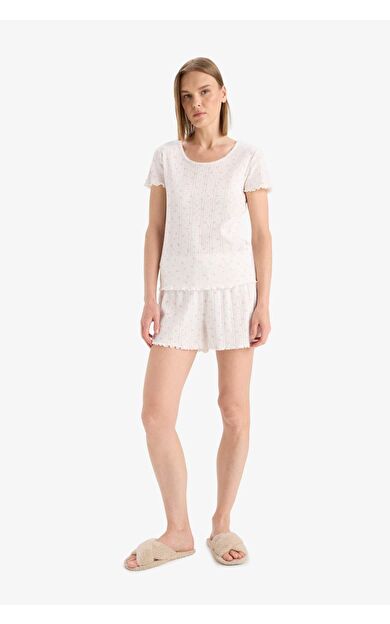 Regular Fit Kısa Kollu 2'li Takım -Fall in Love E4335AX25SPER98