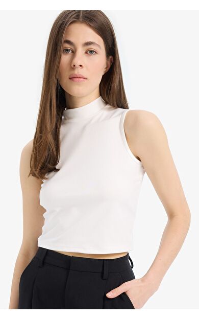DeFacto Slim Fit Dar Kesim Yarım Balıkçı Yaka Atlet E4677AX25SPER105