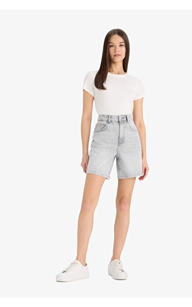 DeFacto Yüksek Bel Jean Bermuda E4701AX25SMNM55