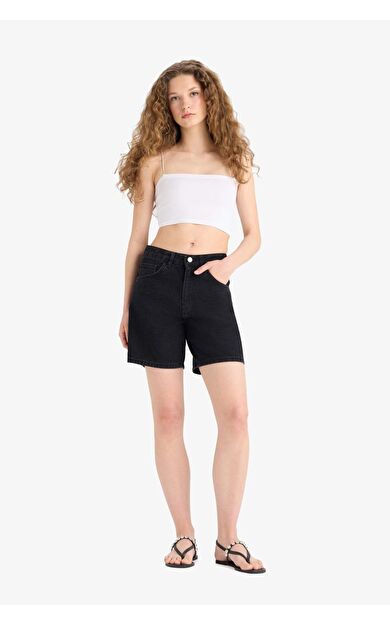 DeFacto Yüksek Bel Jean Bermuda E4702AX25SMNM40