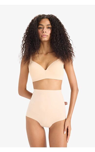 Ten Rengi Yüksek Bel Slip Korse-Fall in Love