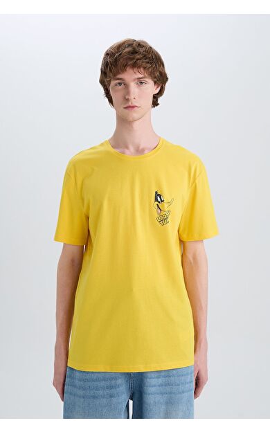 DeFacto Looney Tunes Regular Fit Bisiklet Yaka Kısa Kollu Tişört E4748AX25SPYL113