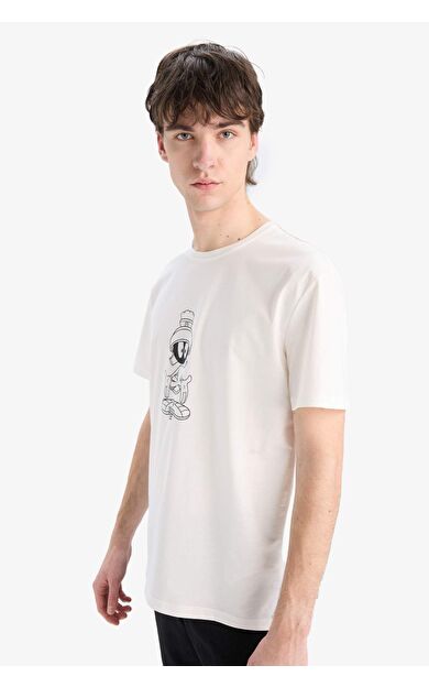 DeFacto Looney Tunes Regular Fit Bisiklet Yaka Kısa Kollu Tişört E4750AX25SPER105