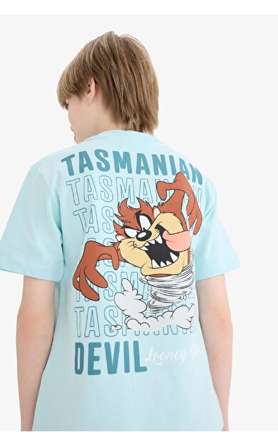 DeFacto Erkek Çocuk Looney Tunes New Regular Fit Bisiklet Yaka Kısa Kollu Tişört
