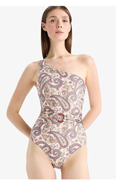DeFacto Fall in Love Regular Fit Baskılı Mayo