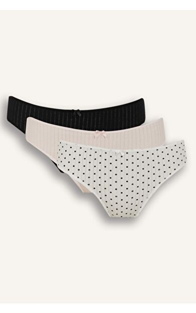 DeFacto Fall in Love 3'lü Slip Külot E4923AX25SPPN36