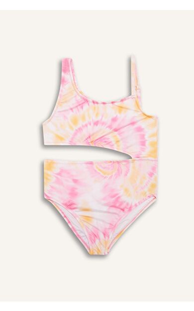 DeFacto Kız Çocuk Batik Penye Mayo