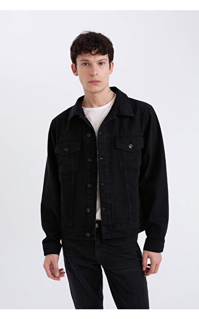 DeFacto Regular Fit Jean Ceket E4990AX25SPNM40