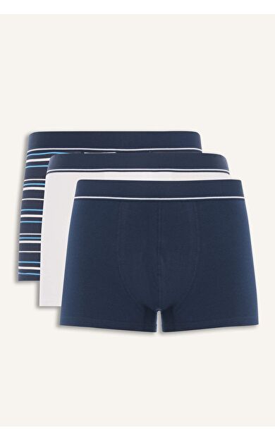 Regular Fit Çizgili 3'lü Boxer