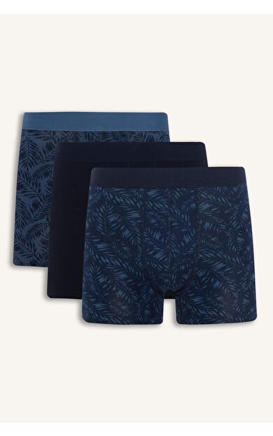 Regular Fıt Baskılı 3'lü Boxer