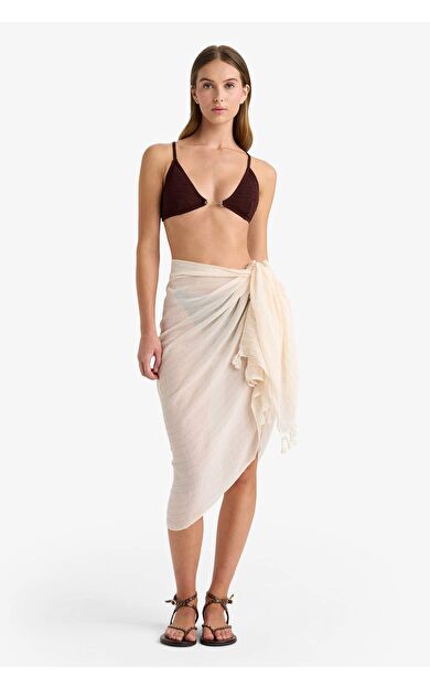 Regular Fit Pamuklu Pareo-Fall in Love E5103AX25SPER153