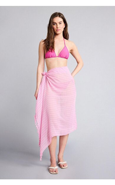 DeFacto Regular Fit Pamuklu Pareo-Fall in Love E5103AX25SPPN253