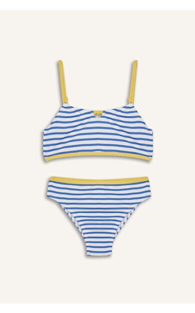 DeFacto Kız Çocuk Çizgili Bikini Takımı E5131A825HSBE194