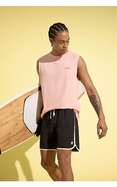 DeFacto %100 Pamuk Regular Fit Baskılı Bisiklet Yaka Atlet E5191AX25SMPN668