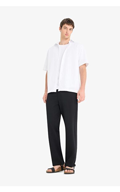 DeFacto Beli Bağcıklı Wide Leg Geniş Paça Eşofman Altı
