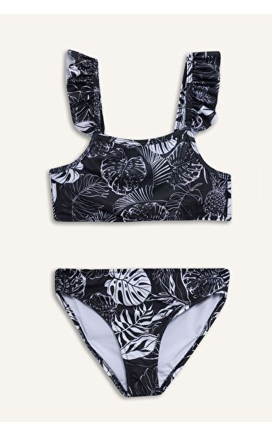 DeFacto Kız Çocuk Çiçekli Bikini Takımı