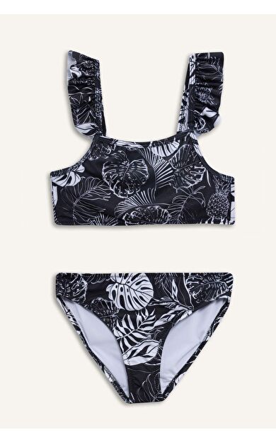 DeFacto Kız Çocuk Çiçekli Bikini Takımı