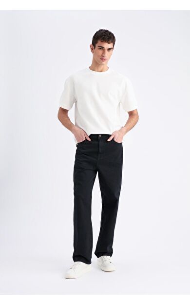 DeFacto Baggy Fit Geniş Paça Jean Pantolon E5388AX25SPNM40