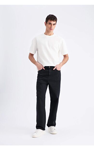 DeFacto Baggy Fit Geniş Paça Jean Pantolon E5388AX25SPNM40